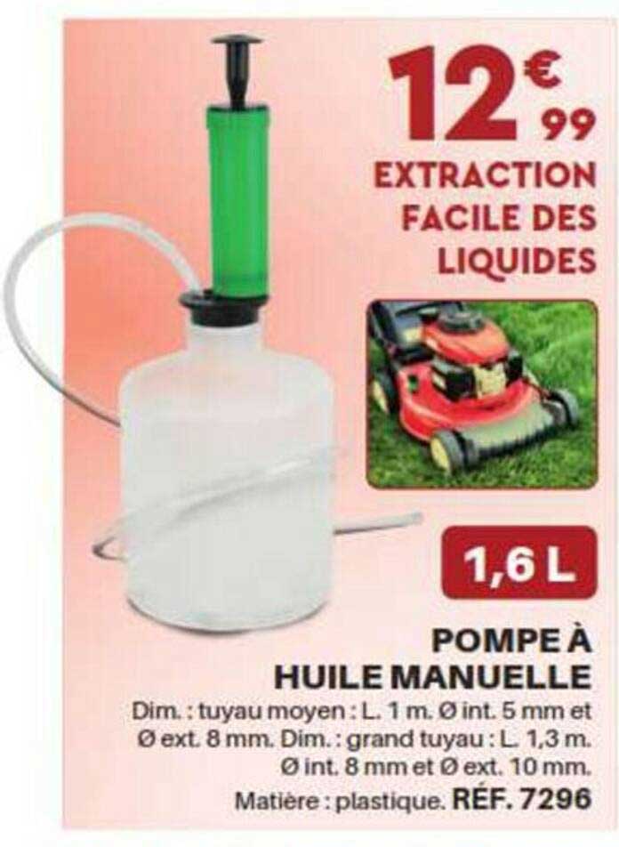 Pompa à Huile Manuelle