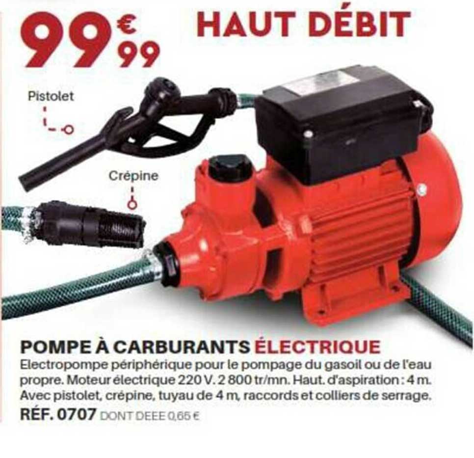 pompe à carburants électrique