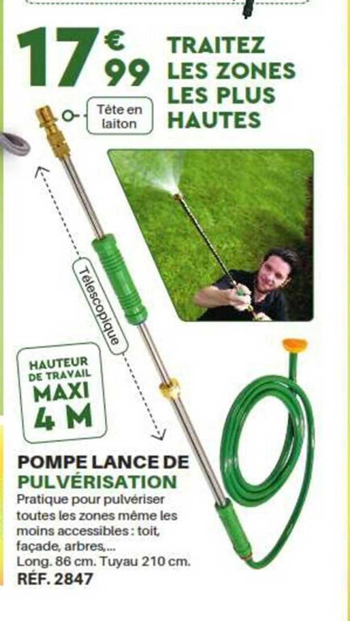 pompe lancer de pulvérisation