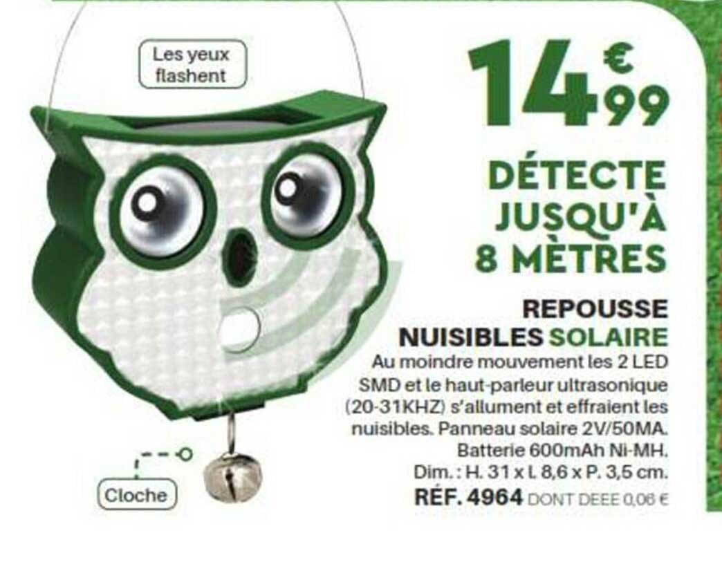 repousse nuisibles solaire