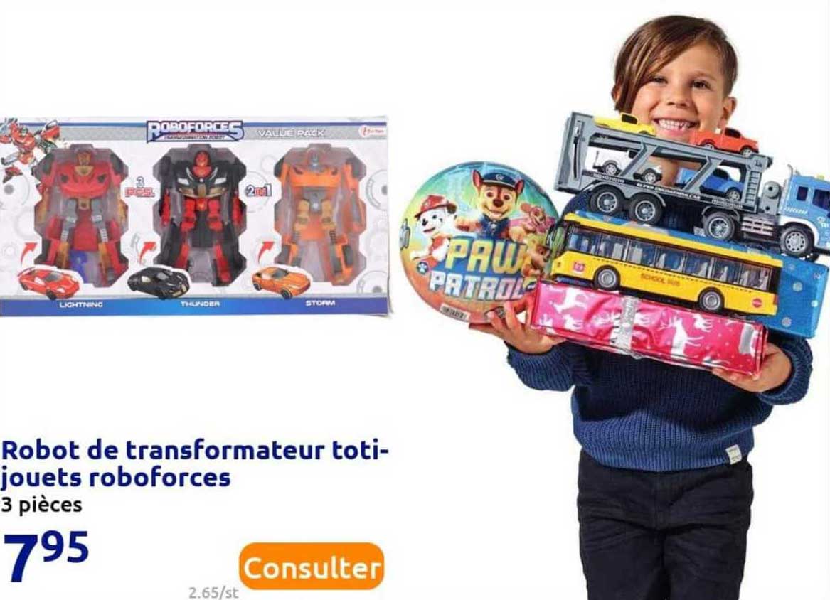 robot de transformateur toti-jouets roboforces
