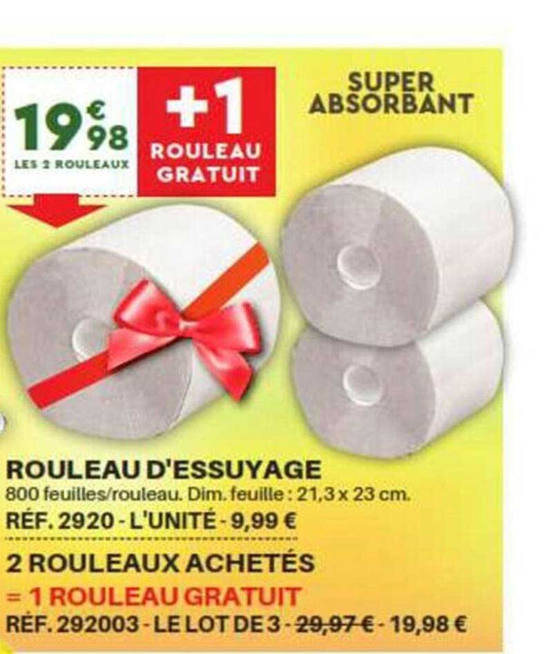 rouleau d'essuyage