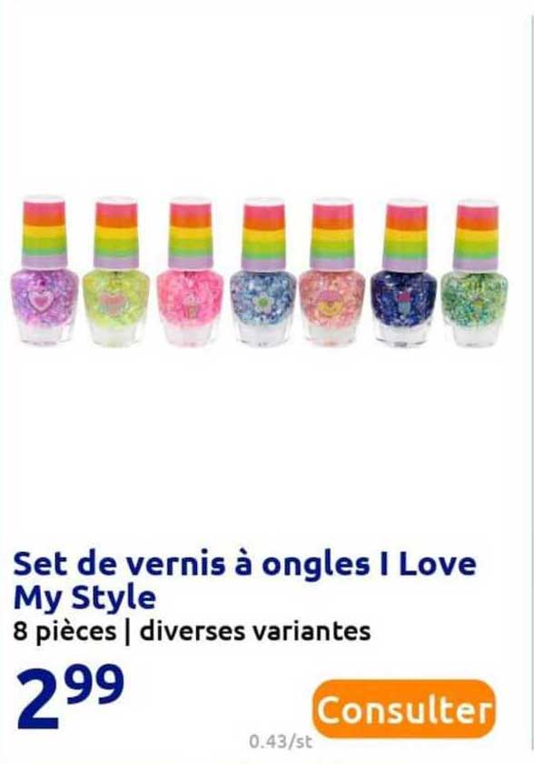 Set De Vernis à Ongles I Love My Style