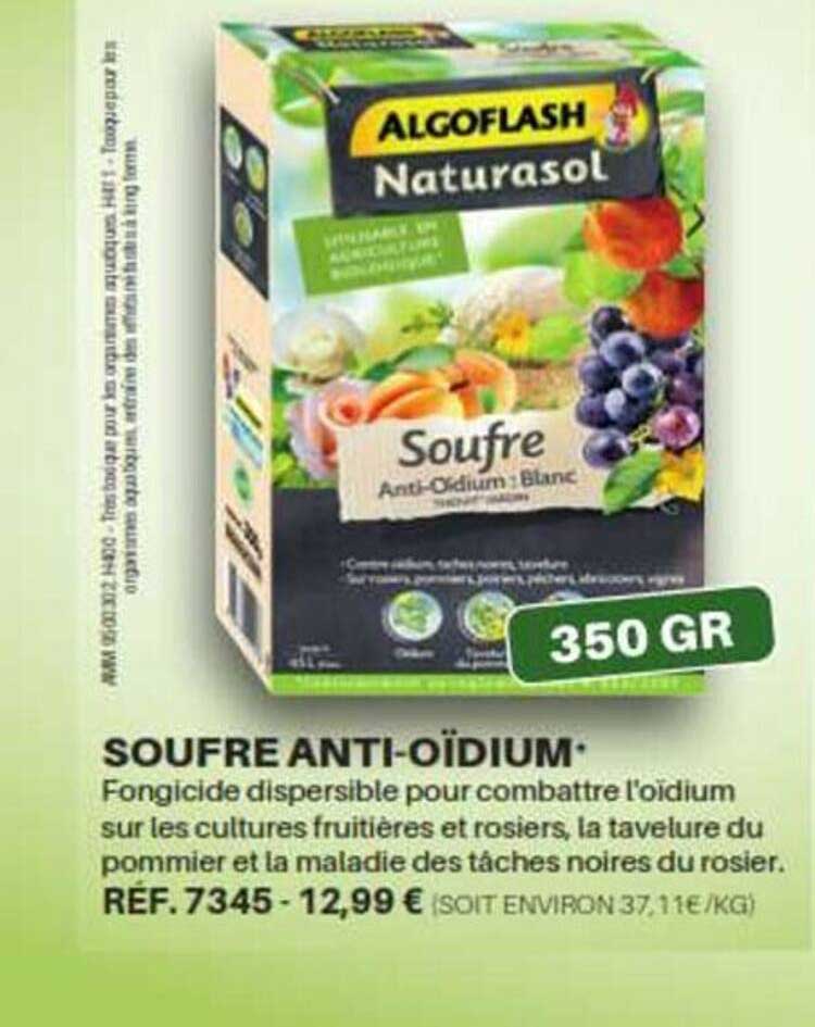 soufre anti-oïdium