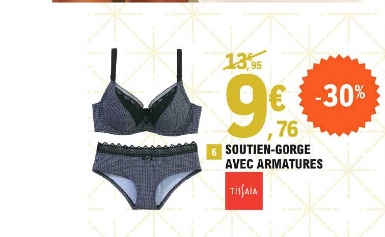 soutien-gorge avec armatures tissaia
