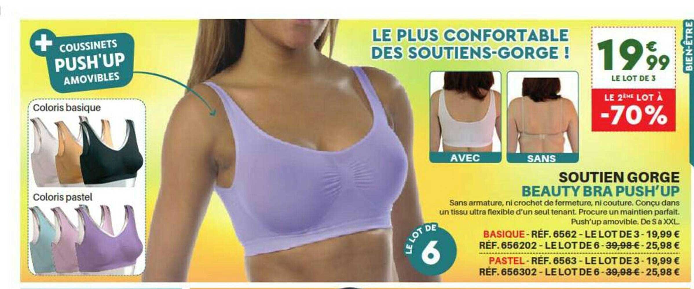 soutien gorge beauty bra push'up