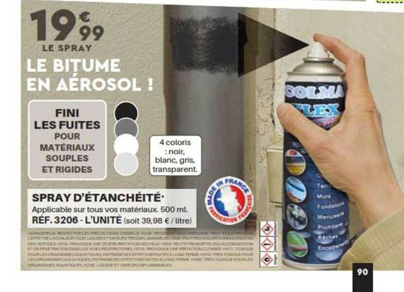 spray d'étanchéité