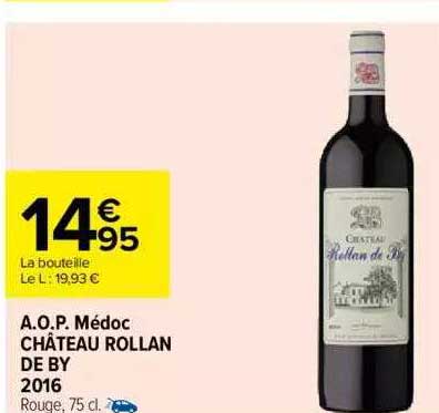 a.o.p. médoc château rollan de by 2016