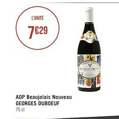 aop beaujolais nouveau georges duboeuf