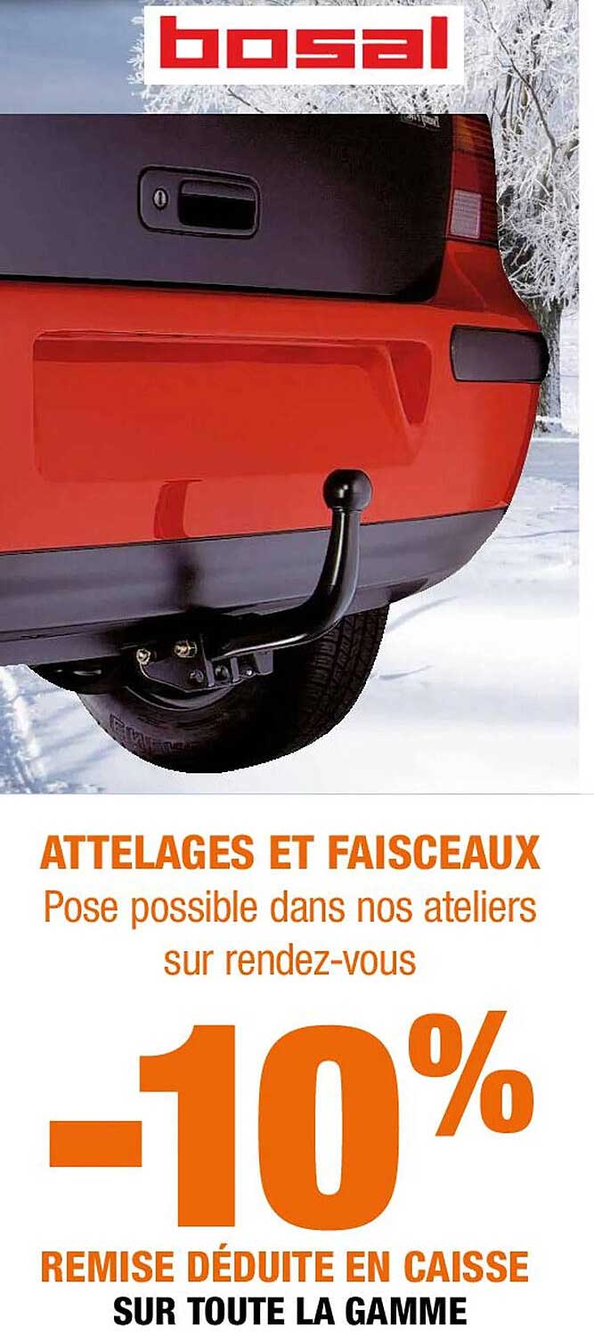 attelages et faisceaux bosal