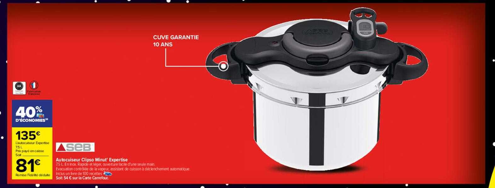 autocuiseur clipso minut' expertise seb