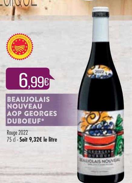 beaujolais nouveau aop georges duboeuf