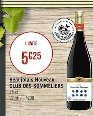 beaujolais nouveau club des sommeliers