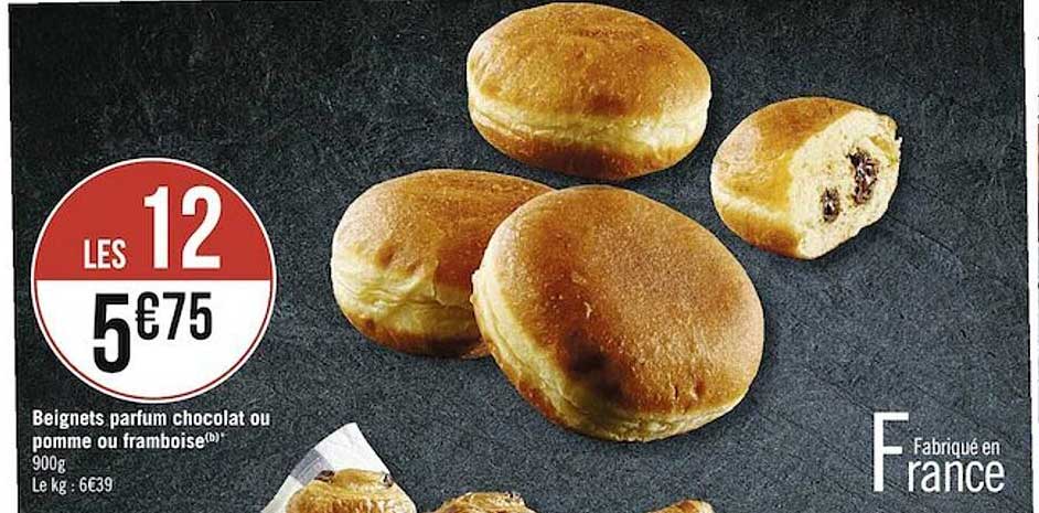 Beignets Parfum Chocolat Ou Pomme Ou Framboise