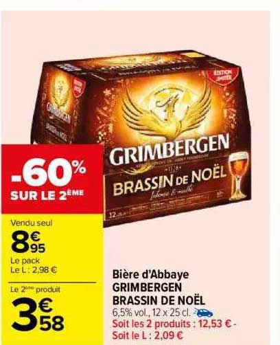bière d'abbaye grimbergen brassin de noël