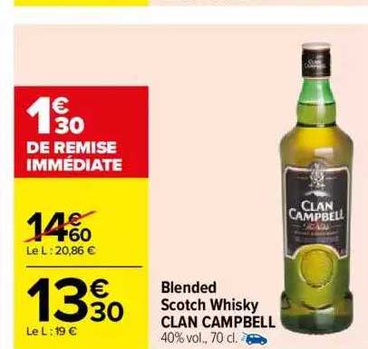 blended scotch whisky clan campbell