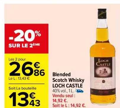 blended scotch whisky loch castle