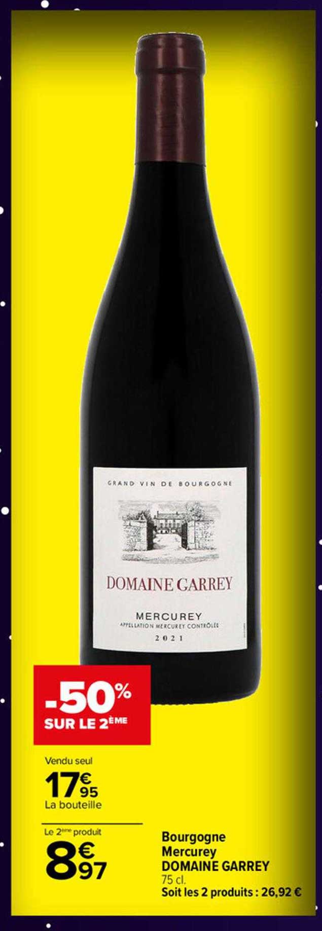 Bourgogne Mercurey Domaine Garrey