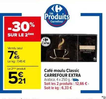 Café Moulu Classic Carrefour Extra