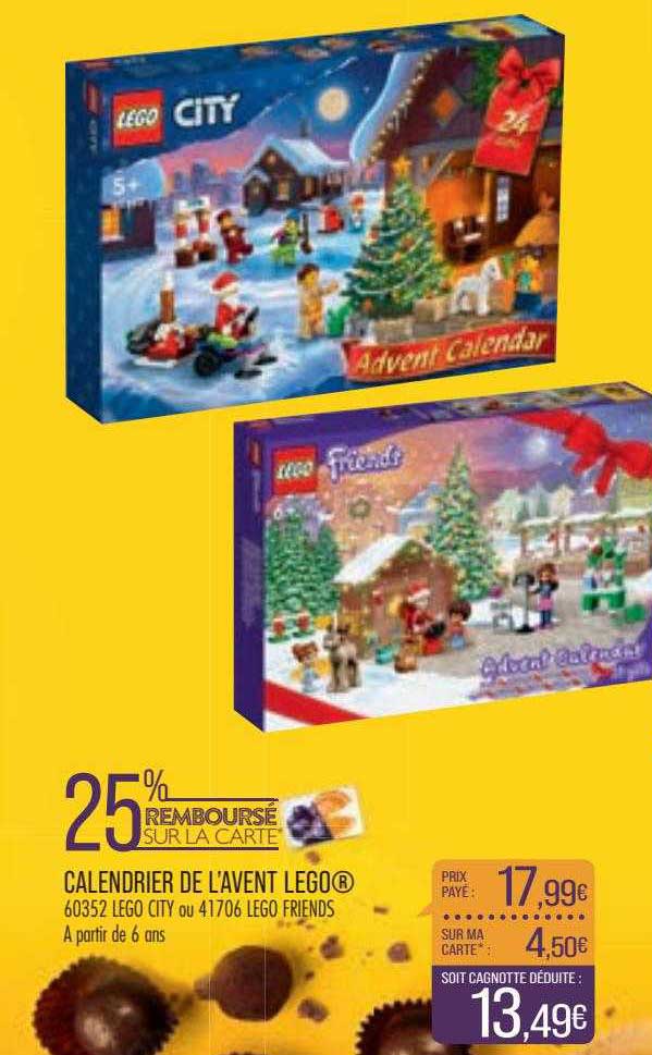 calendrier de l'avent lego