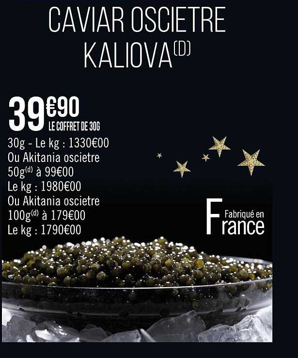 caviar escietre kaliova