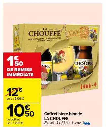 Coffret Bière Blonde La Chouffe