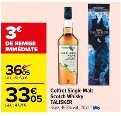 coffret single malt scotch whisky talisker