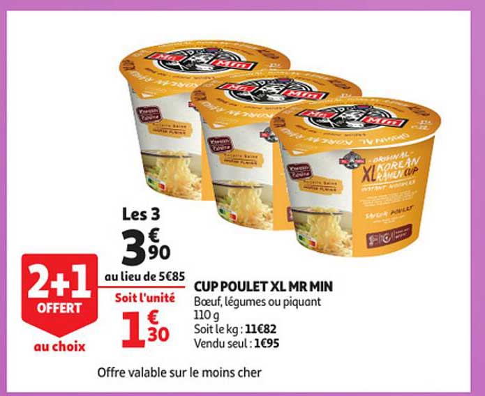 cup poulet xl mr min