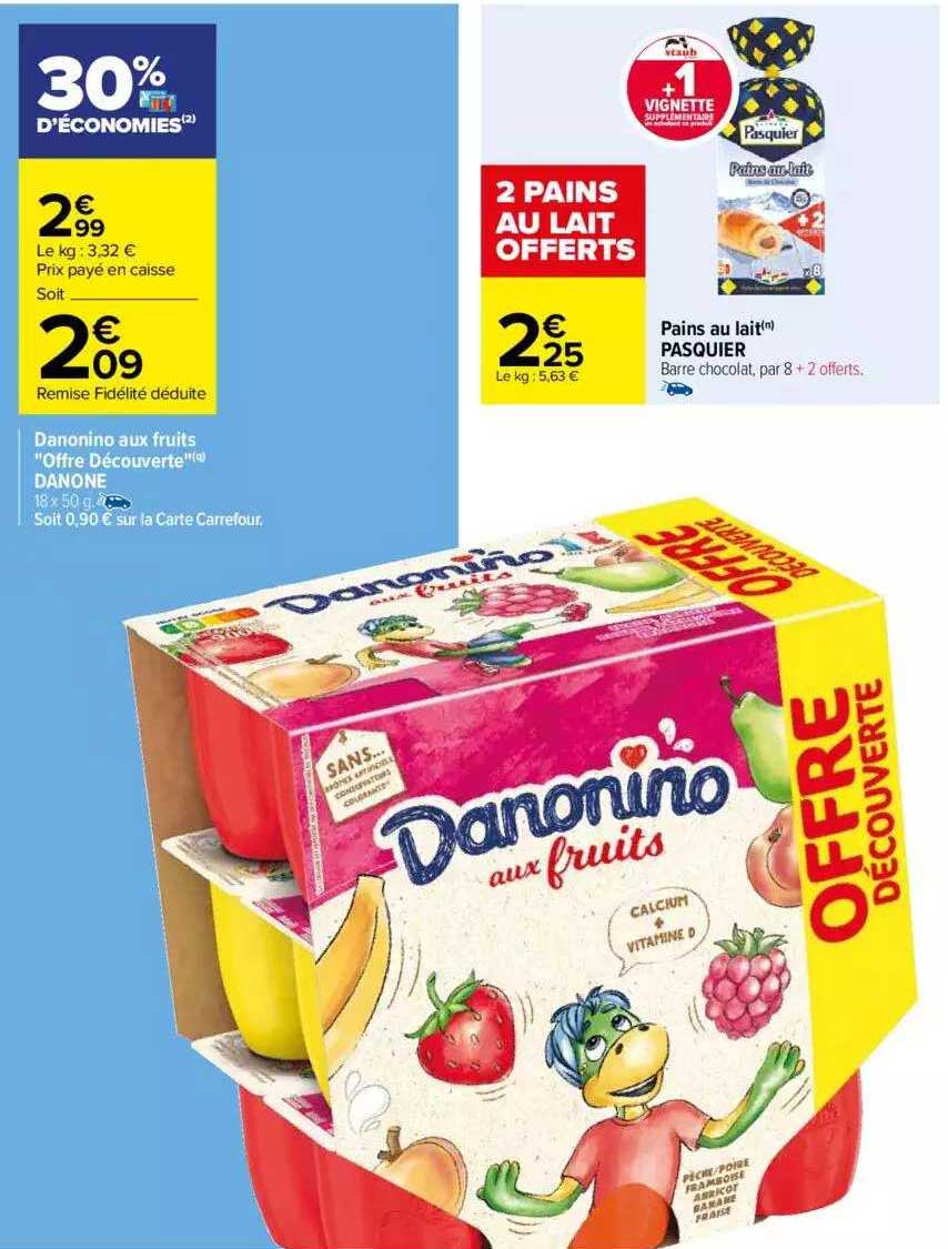 Danonino Aux Fruits "offre Découverte" Danone