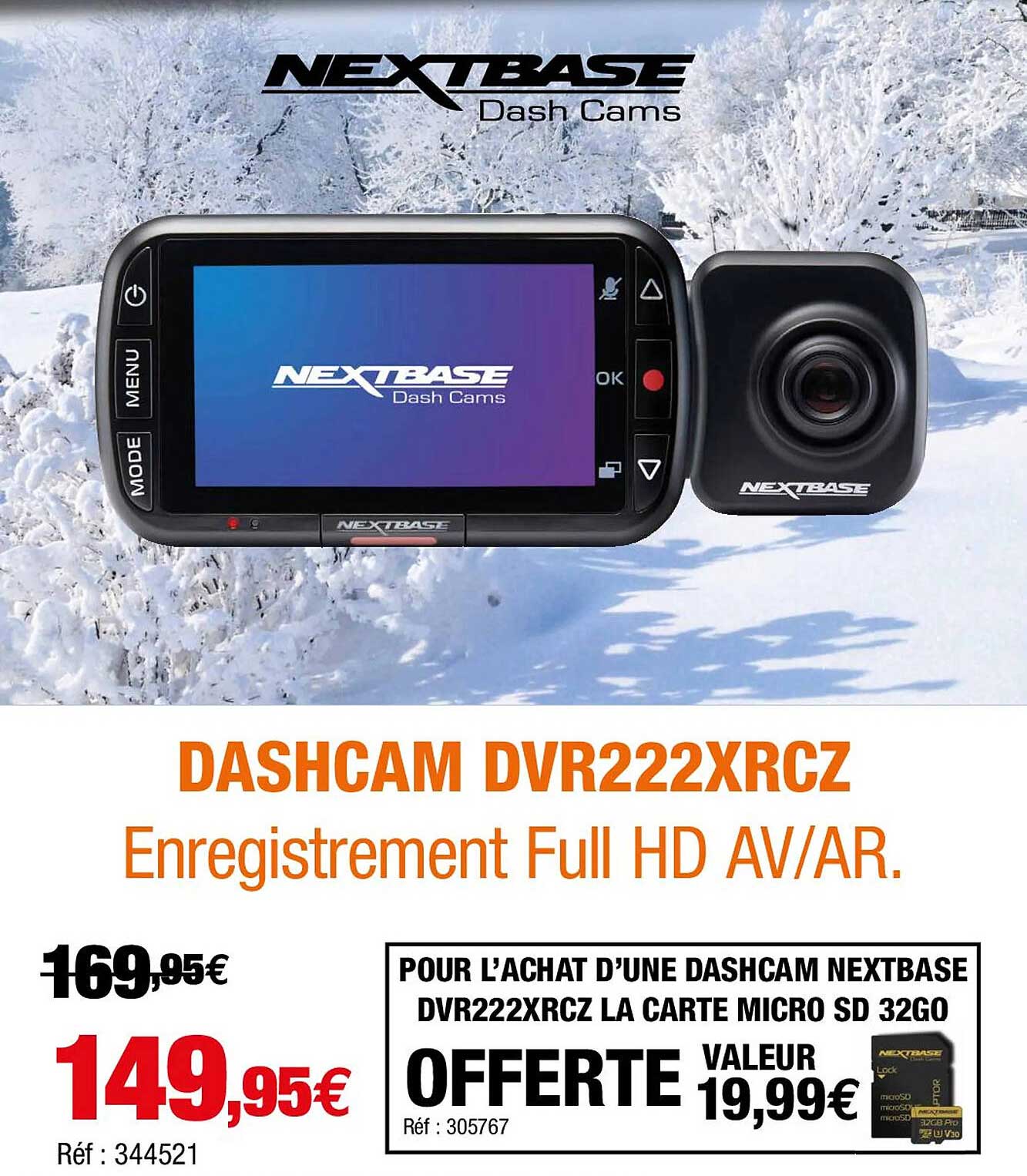 dashcam dvr222xrcz nesxtbase