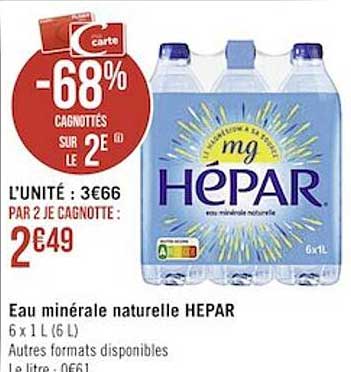 Eau Minérale Naturelle Hépar