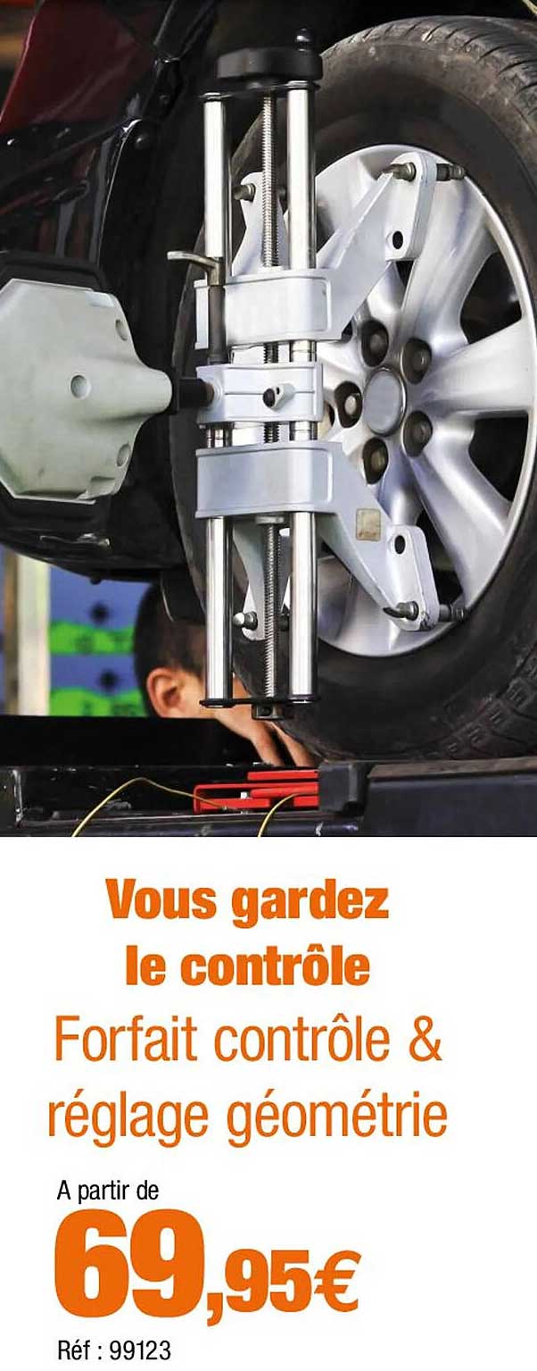 forfait contrôle & réglage géométrie