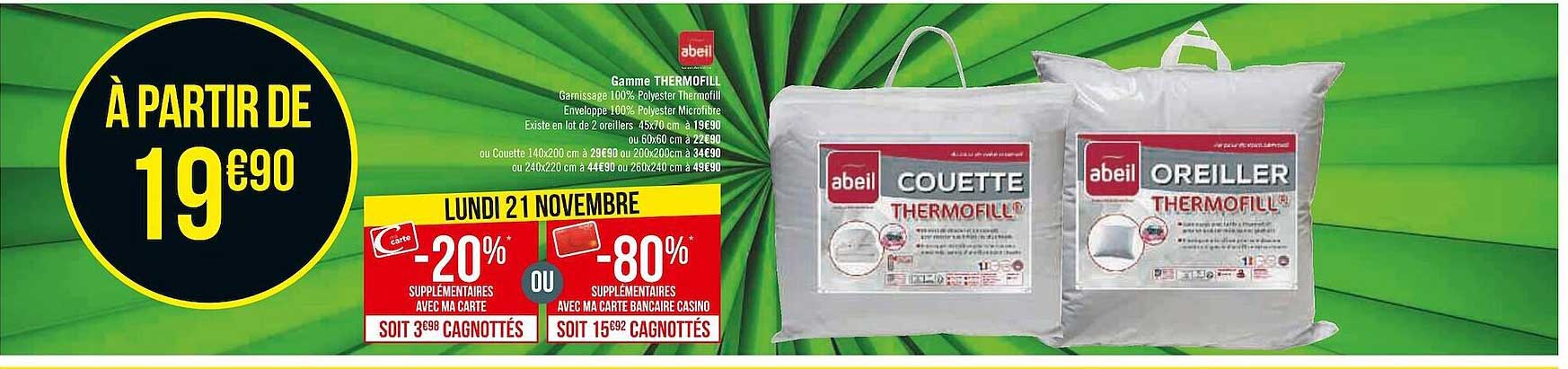 Gamme Thermofill Abeil