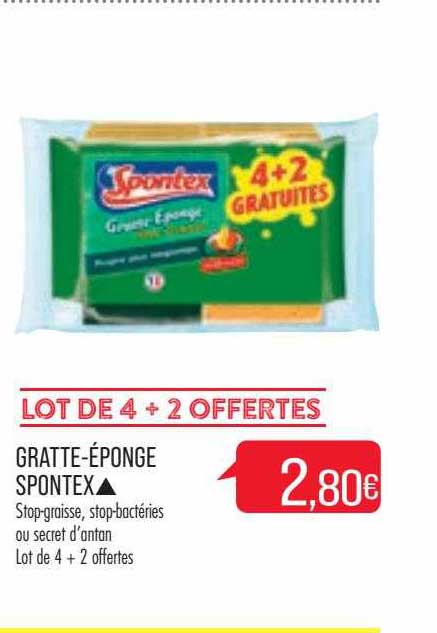 gratte-éponge spontex