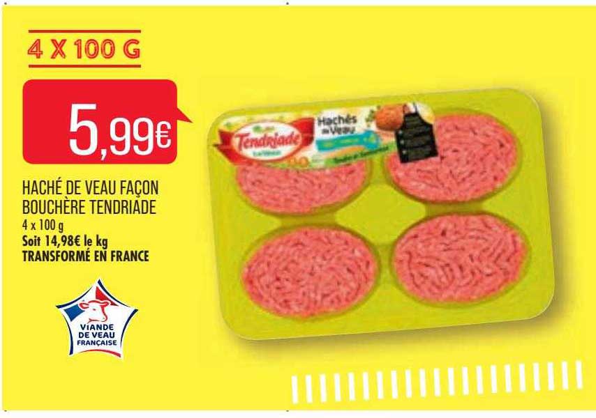 haché de veau façon bouchère tendriade