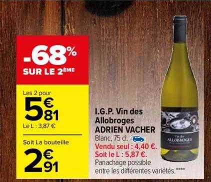 i.g.p. vin des allobroges adrien vacher