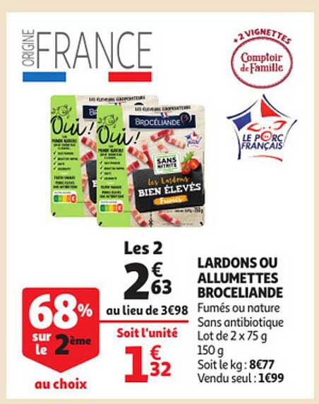 Lardons Ou Allumettes Brocéliande