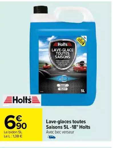 lave-glaces toutes saison 5l -18° holts