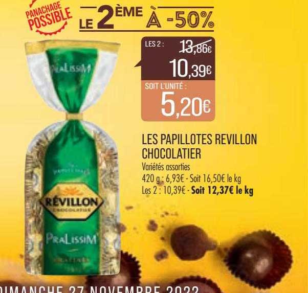 les papillotes révillon chocolatier