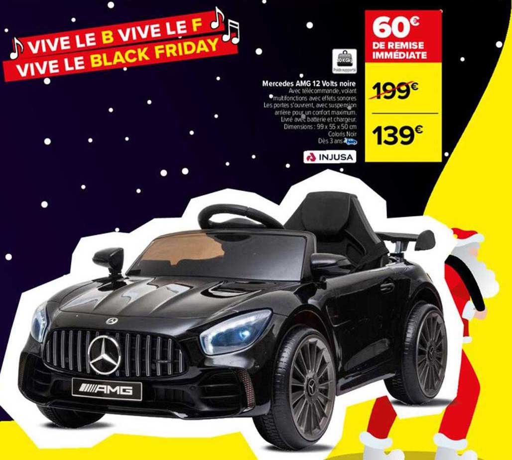 Mercedes Amg 12 Volts Noire Injusa