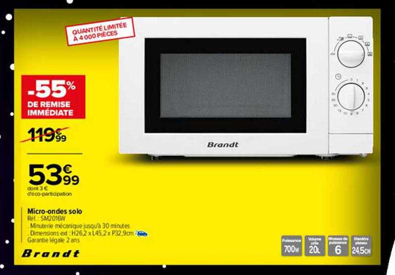 micro-ondes solo brandt