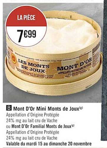 mont d'or mini monts de joux ou mont d'or familial monts de joux