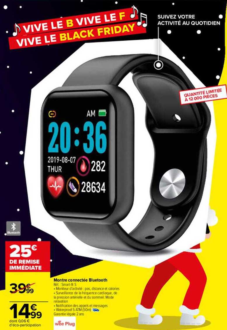 montre connectée bluetooth wee plug