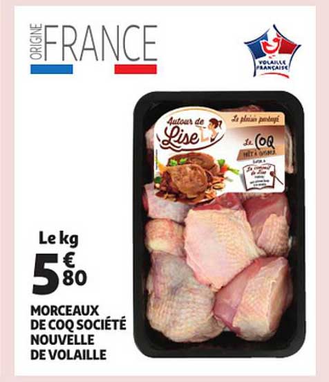 Morceaux De Coq Société Nouvelle De Volaille