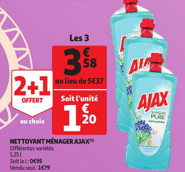 Nettoyant Ménager Ajax