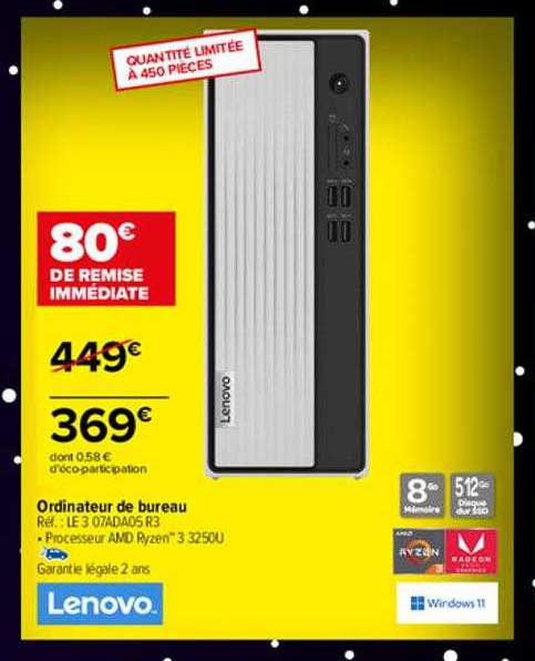 Ordinateur De Bureau Lenovo
