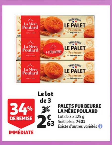 palets pur beurre la mère poulard