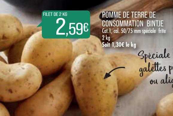 Pomme De Terre De Consommation Bintje