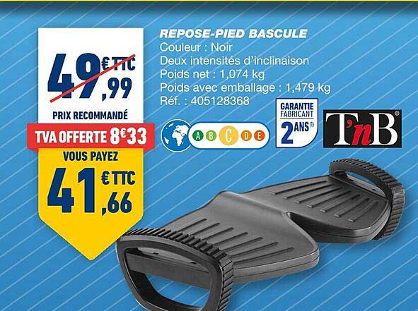 repose-pied bascule tnb