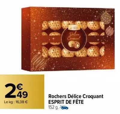 Rochers Délice Croquant Esprit De Fête
